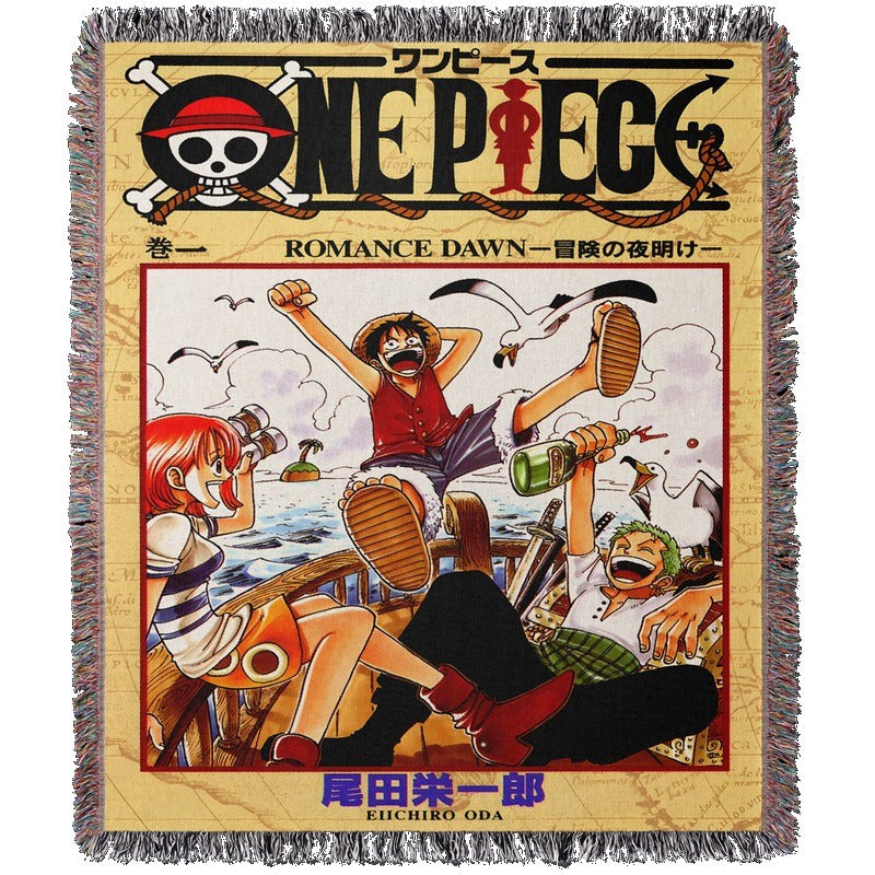 Pirate 9 Woven Blanket Tapestry