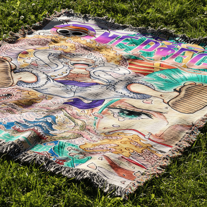 Pirate 5 Woven Blanket Tapestry