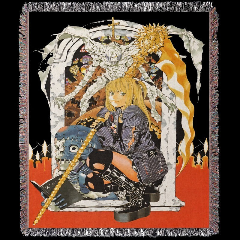 Death 3 Woven Blanket Tapestry