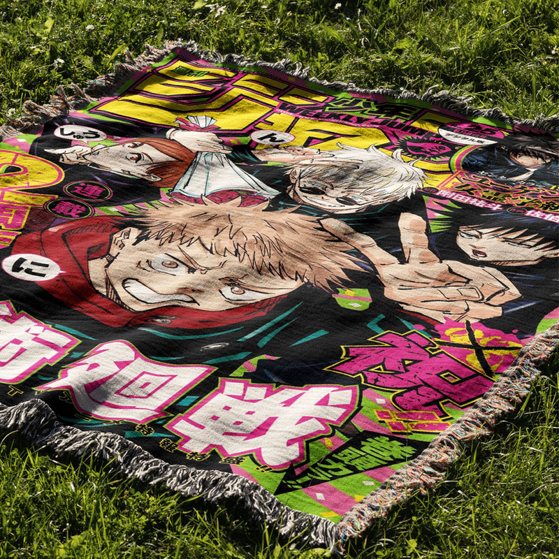 Cursed 2 Woven Blanket Tapestry