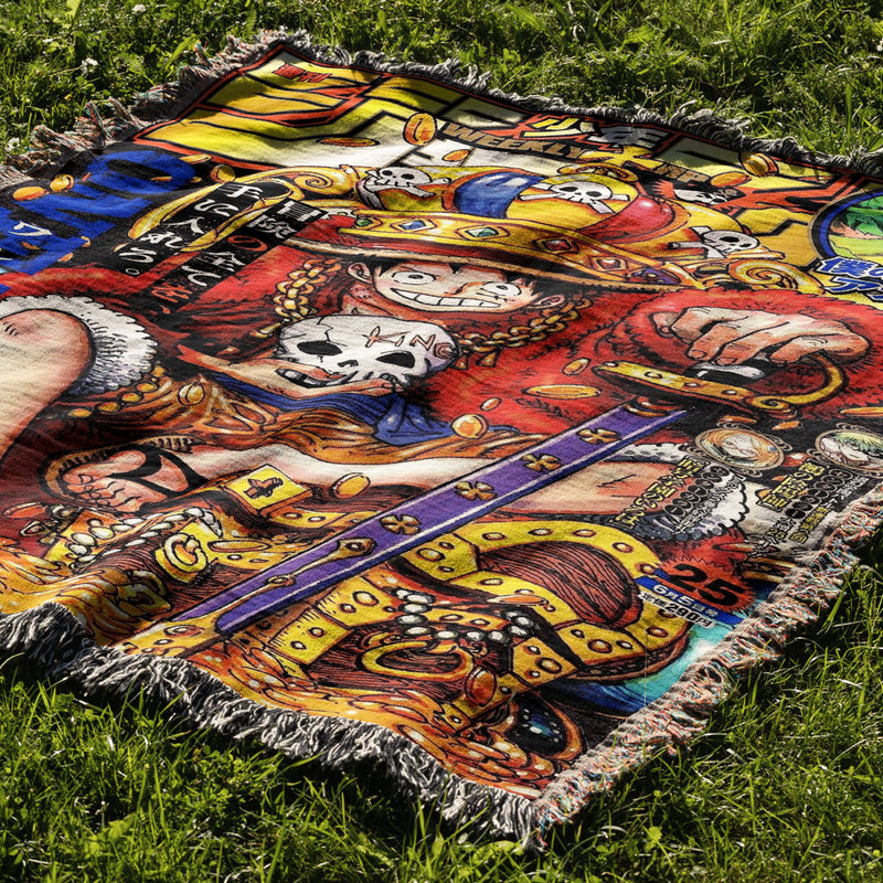 Pirate 8 Woven Blanket Tapestry